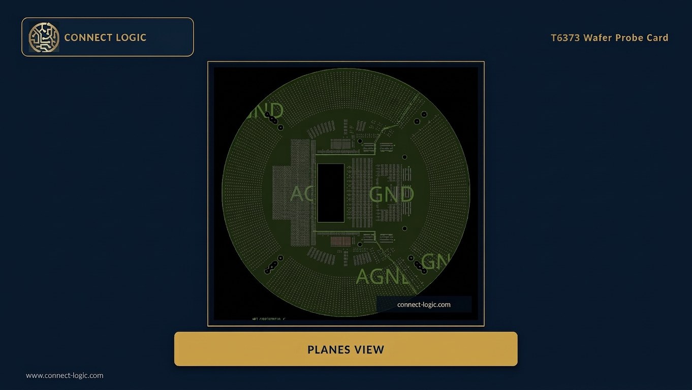 T6373 wafer probe card planes