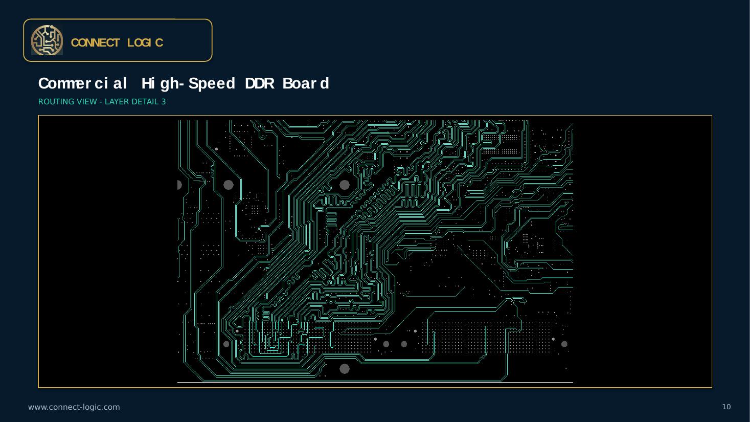 HDI commercial PCB sample 10