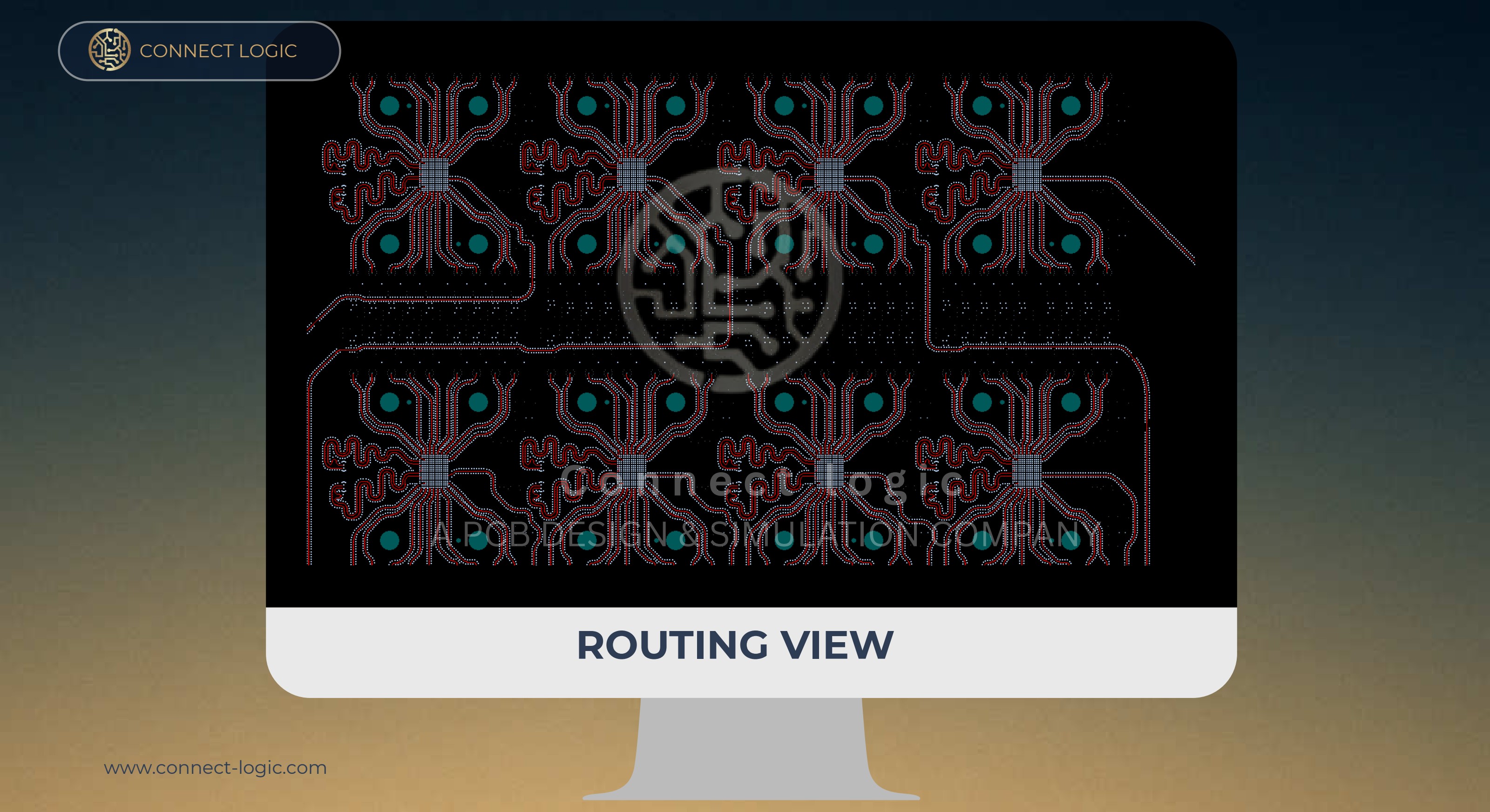 Ultraflex load board · routing view