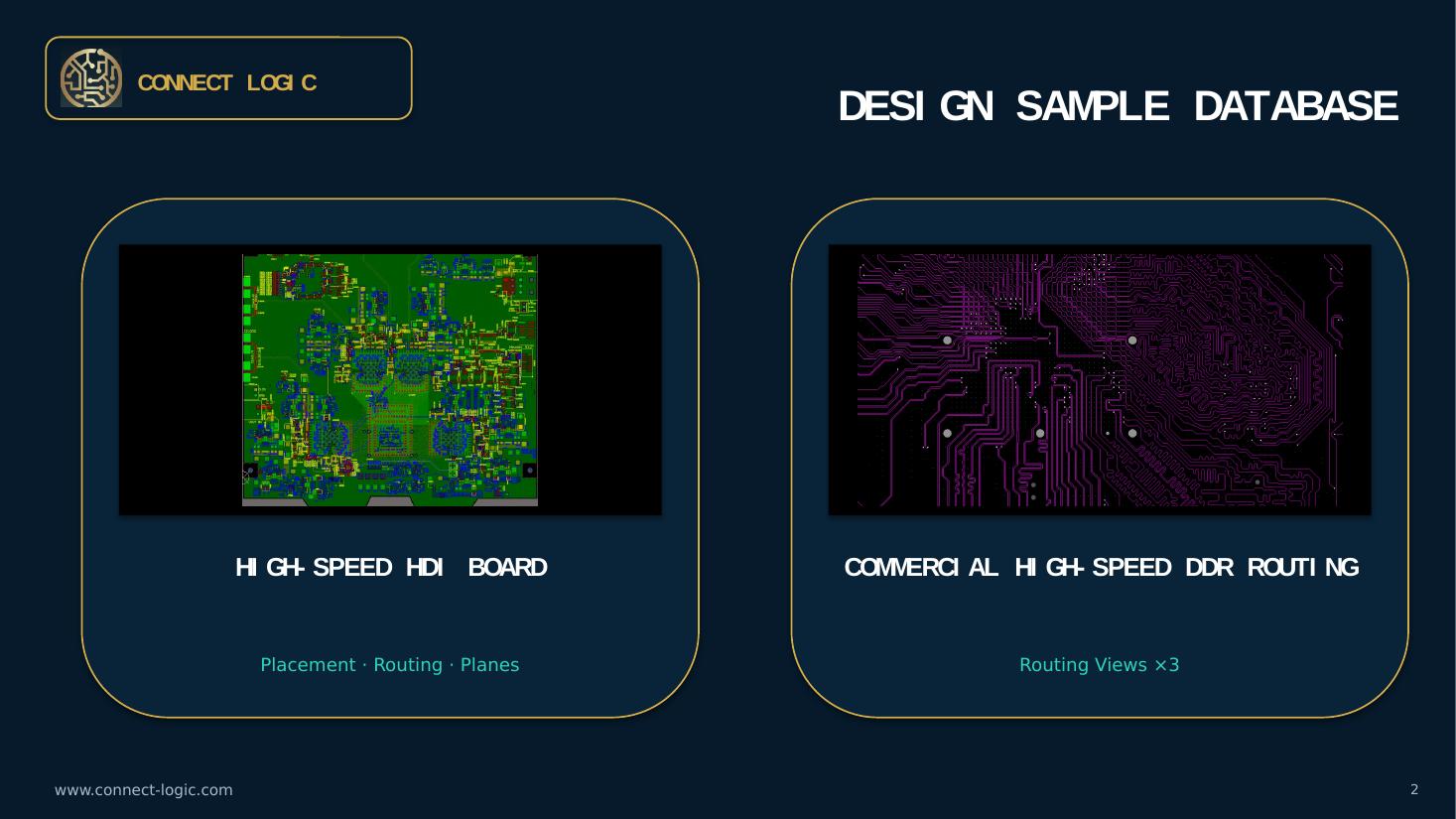 HDI commercial PCB sample 2