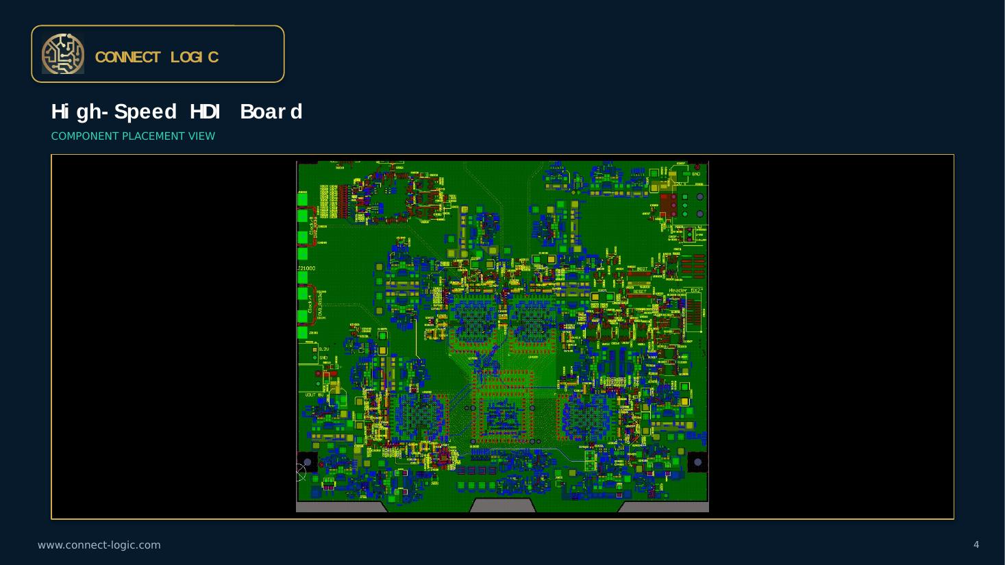 HDI commercial PCB sample 4